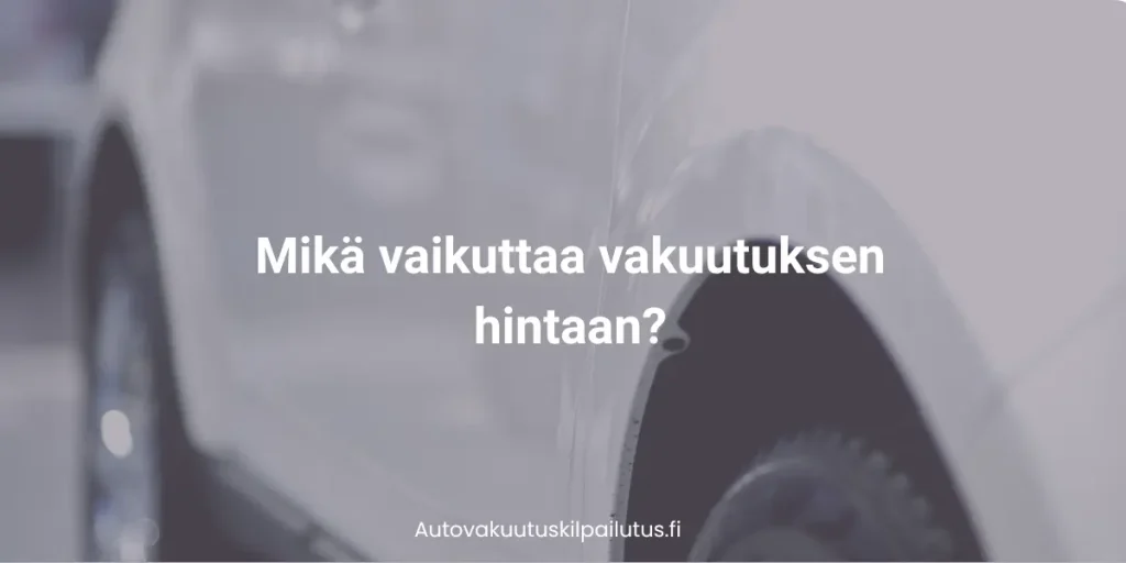 Valkoisen auton kylki.